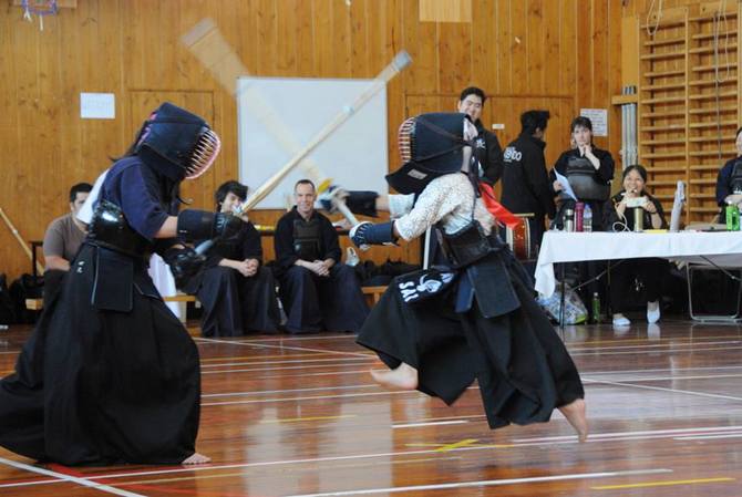 こどもニュージーランド　剣道試合　習い事