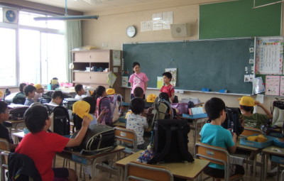 日本の小学校入学体験