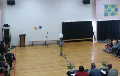 ニュージーランド　小学校　スピーチコンテスト