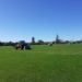 ニュージーランド　ロックダウン　公園　芝生